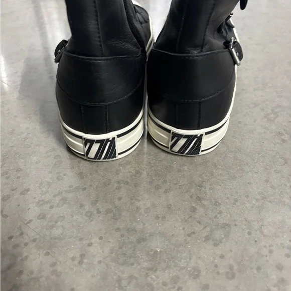 Ash Black and White High-Top Sneakers - Picture 3 of 5